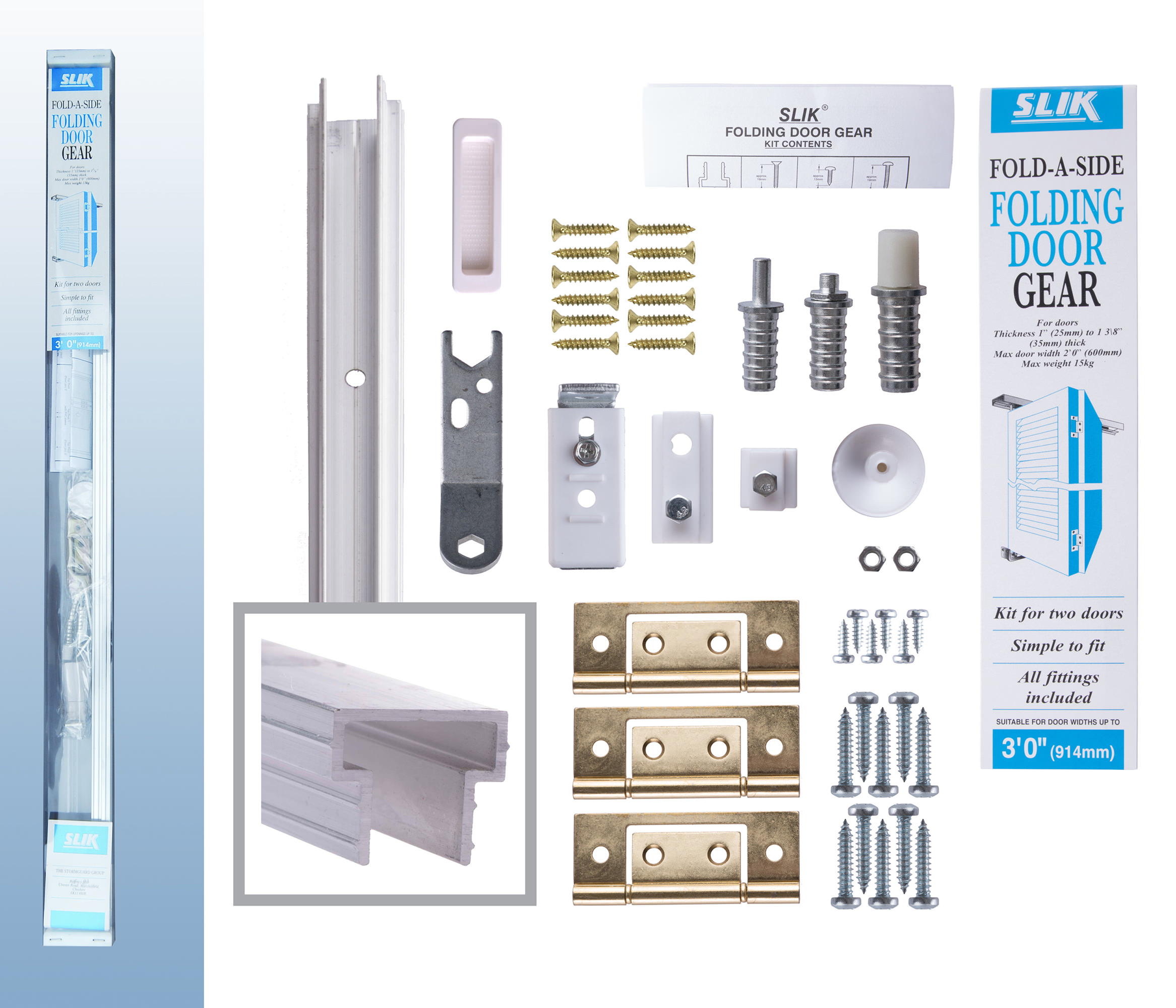 Storm Guard Folding Door Gear Track 914mm